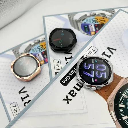 Professional & High-Converting (Best Choice) MAX 408 7-in-1 Smart Watch Set – 7 Interchangeable Straps & HD Display