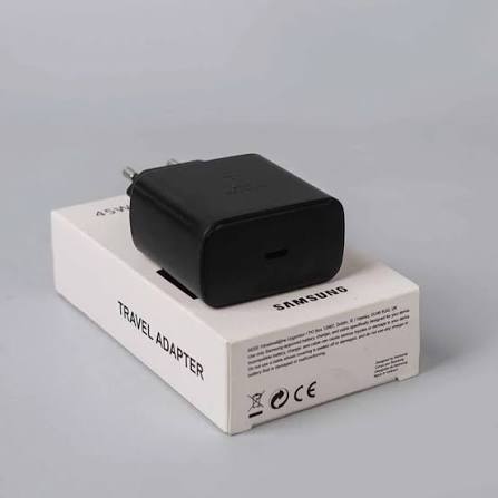SUPER FAST CHARGING FOR YOUR SAMSUNG!  POWER UP IN MINUTES: 45W PD FAST CHARGER  GET BACK TO 100% FASTER THAN EVER.  ULTRA-FAST 45W USB-C POWER ADAPTER