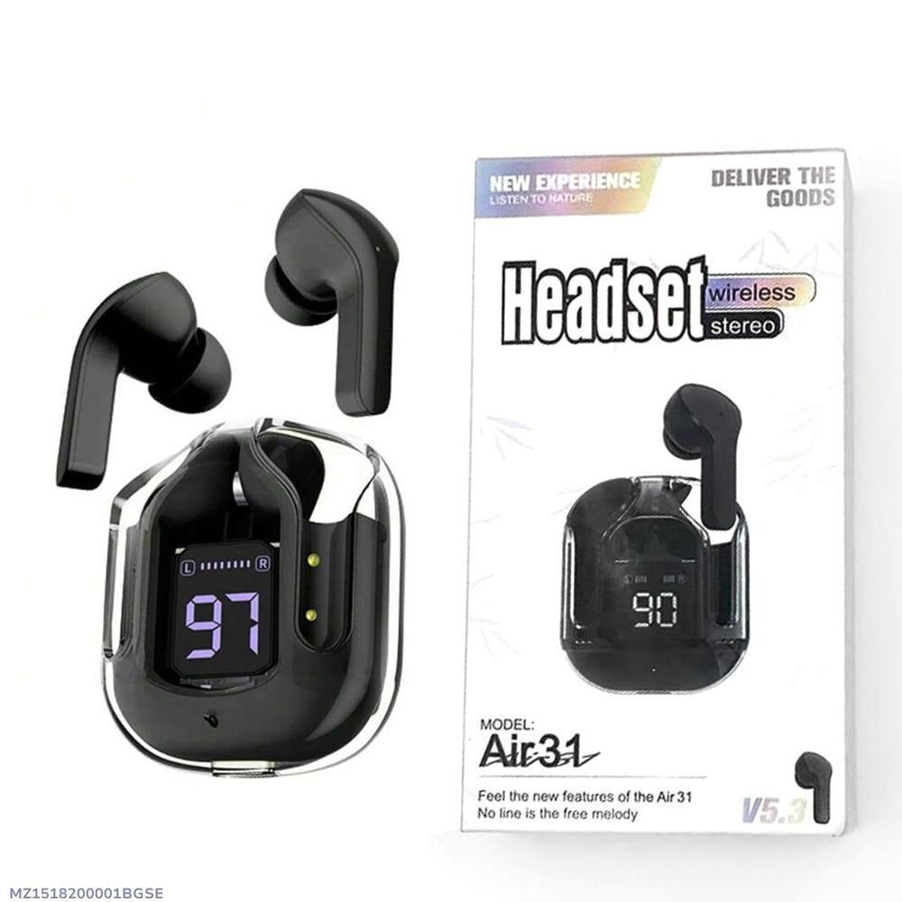 Air31 Wireless Earbuds – Smart Display & Powerful Sound