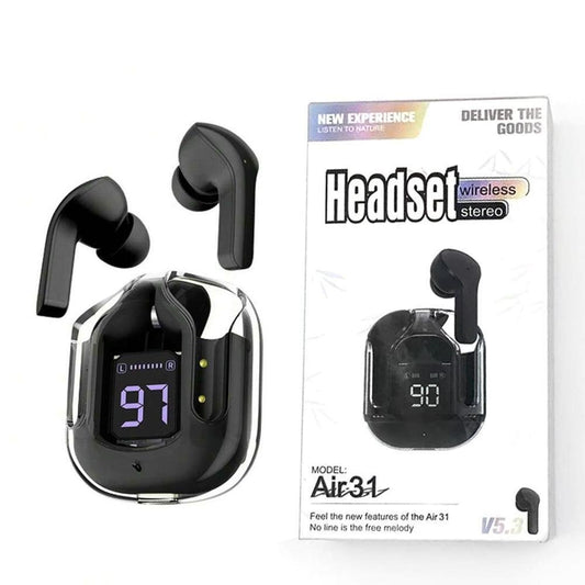 Air31 Wireless Earbuds – Smart Display & Powerful Sound